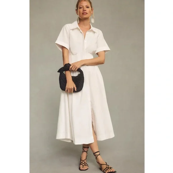 aureta studio x anthropologie pleated shirt dress Anthropologie | Dresses | Aureta Studio X Anthropologie Pleated Shirt Dress